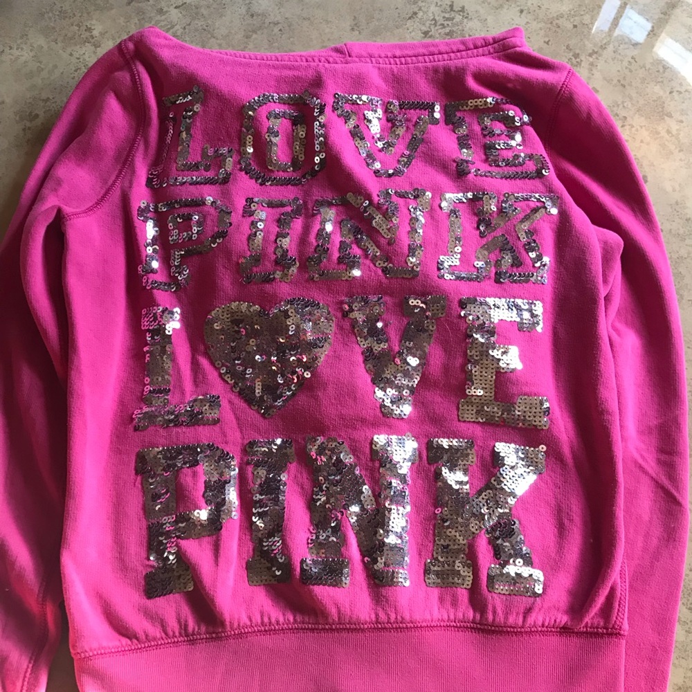 VS PINK sequin sweater